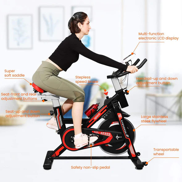 Jmq fitness 709 indoor cycling spin bike review sale