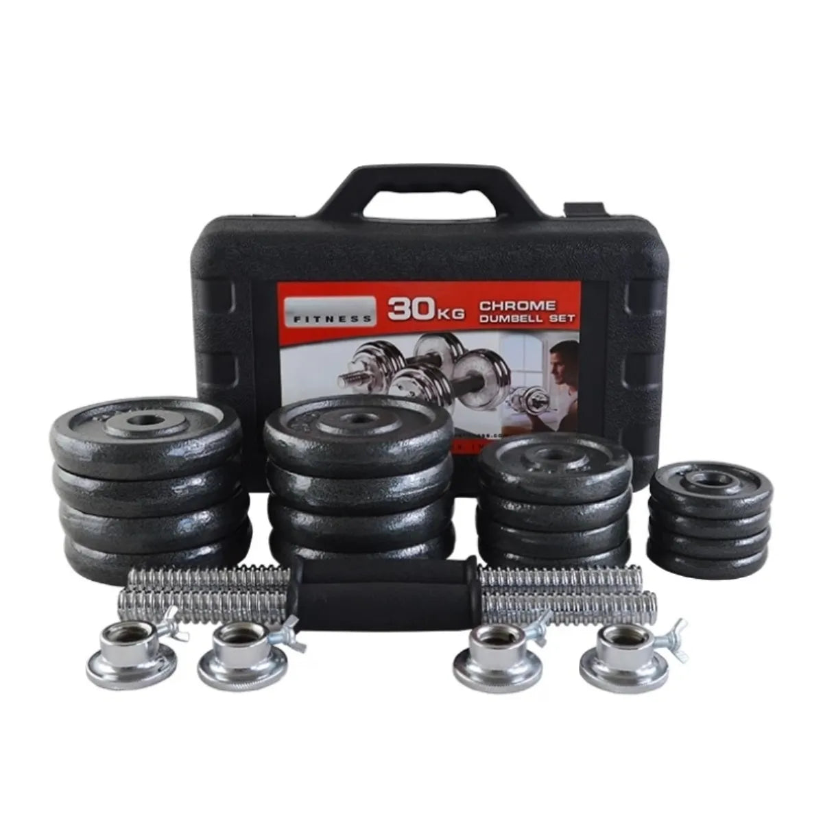 York fitness 30kg dumbbell set sale